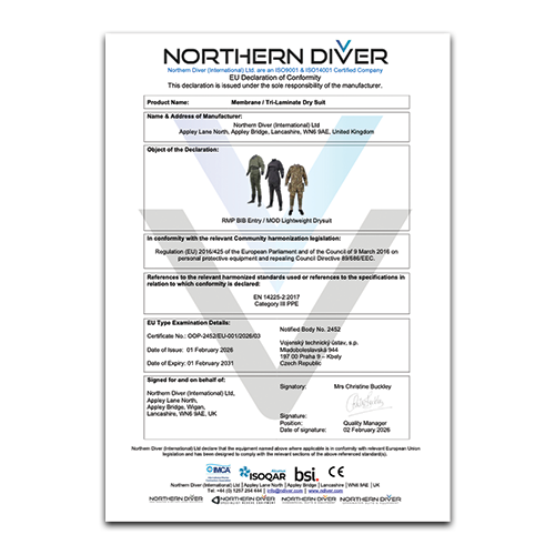 EU Declaration of Conformity 